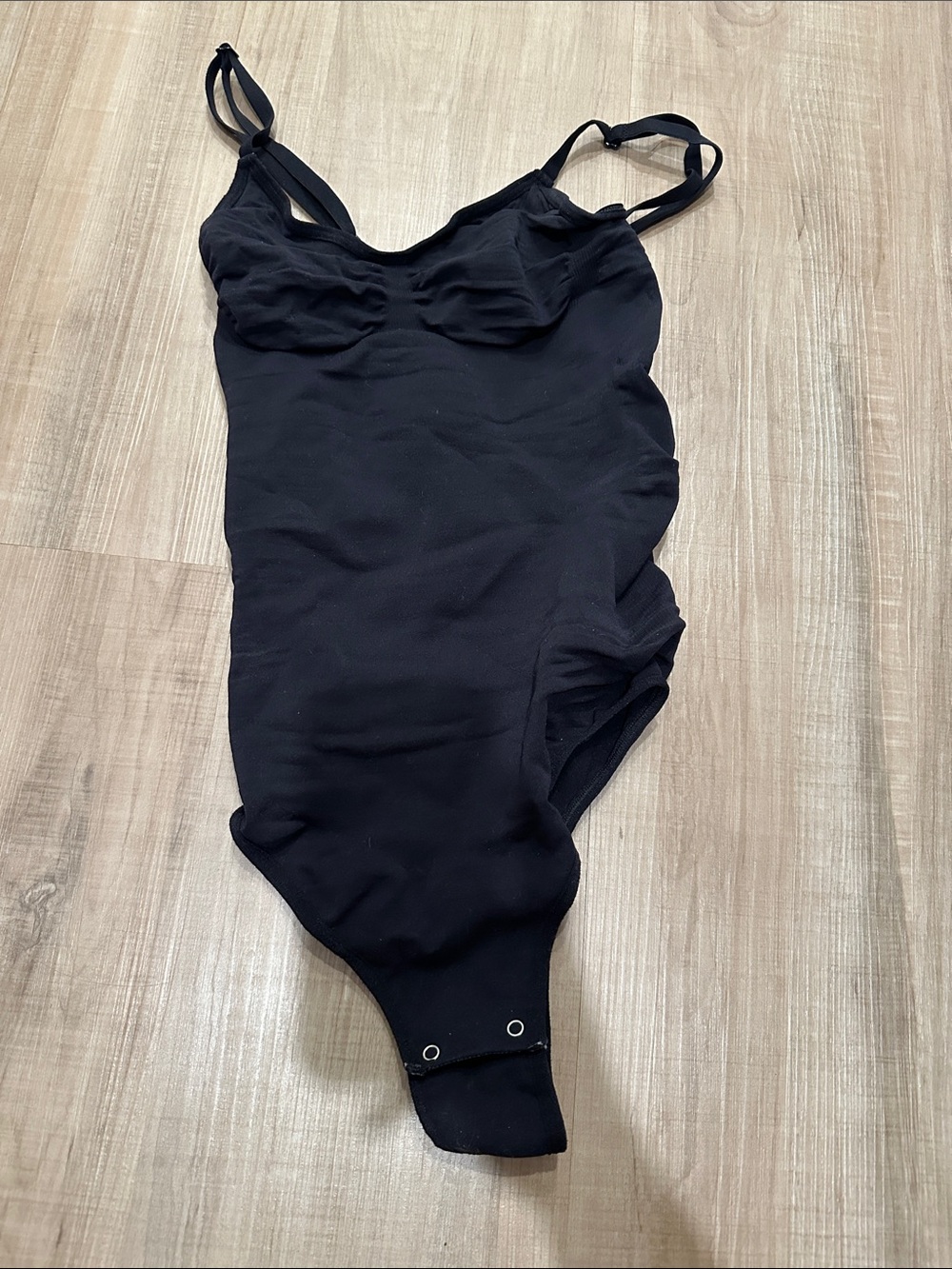 Amazon Black Women's Shapewear Bodysuit with Adjustable Straps